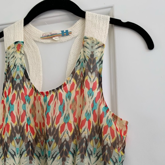 Vintage Havana Printed Dress Tween Teen L 12y - Picture 7 of 11